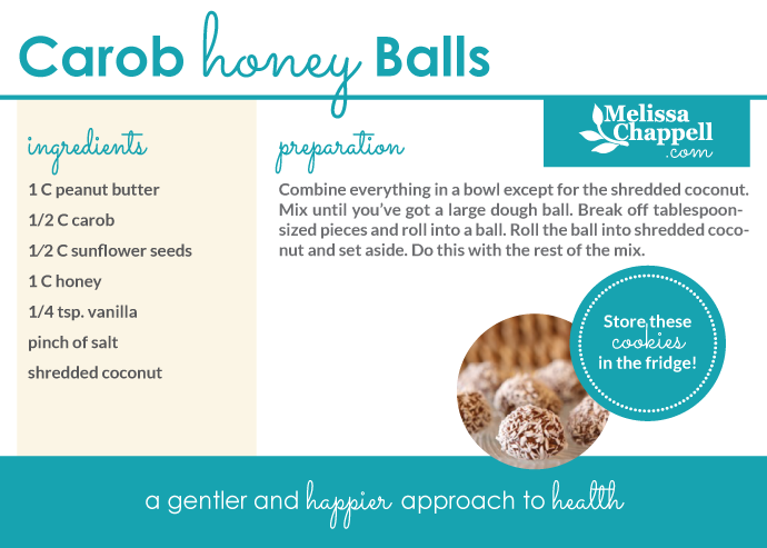 Carob Honey Balls